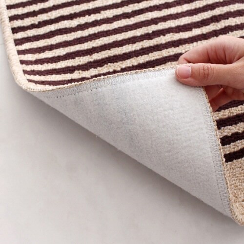 バスマット カーサ 洗えるマット ブラウン