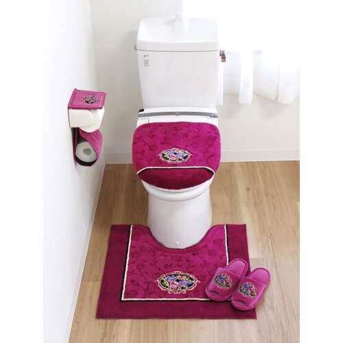 トイレマット シェニールロゼ ピンク