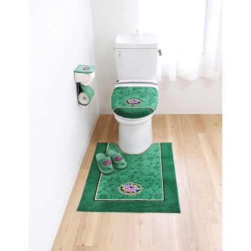 トイレマット シェニールロゼ グリーン