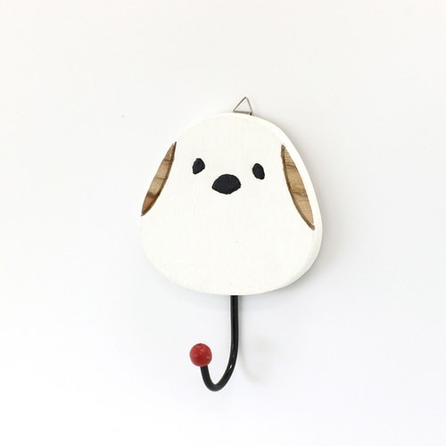 フック カービングフック シマエナガ 木製×2