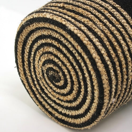 かご コニカルジュートバスケット ブラック