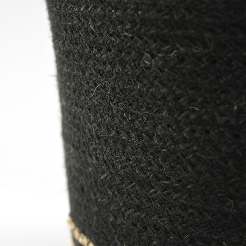 かご コニカルジュートバスケット ブラック