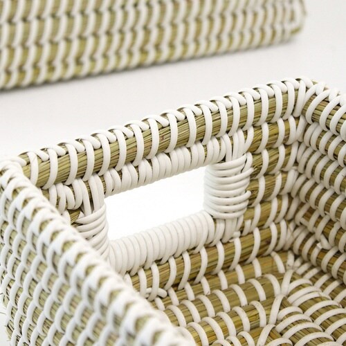 かご レクタングルバスケット S M L 3個組