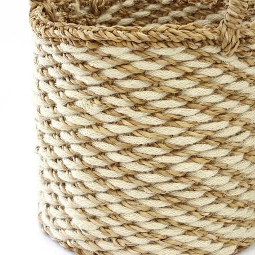 かご バスケット 3個組 シリンダー 小物入れ S