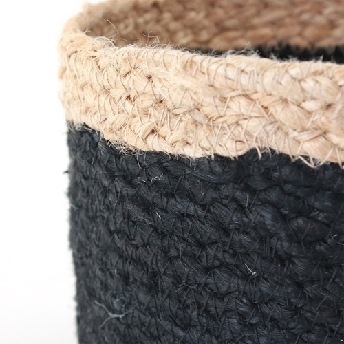 かご バスケット 3個組 ストレージ ジュート S