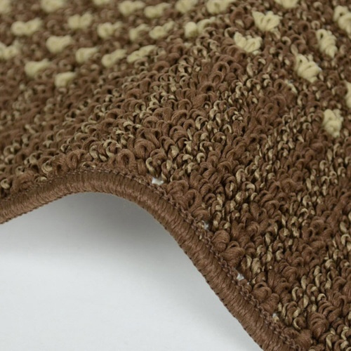 キッチンマット 優踏生 洗いやすい ブラウン×2