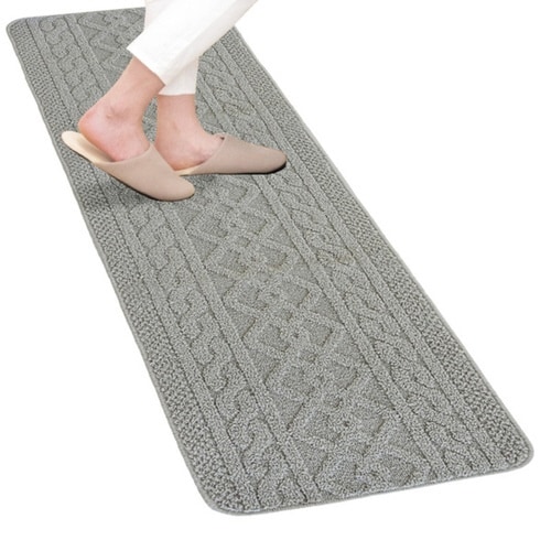 キッチンマット アラン 45×180cm グレー