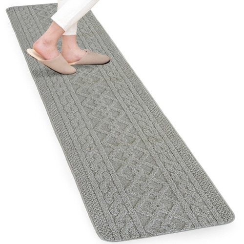 キッチンマット アラン 45×240cm グレー