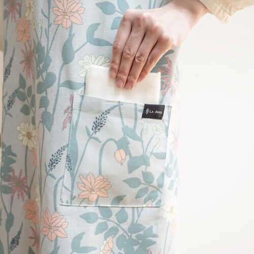 エプロン ラ・エミーズ クッカ ライトグリーン×2