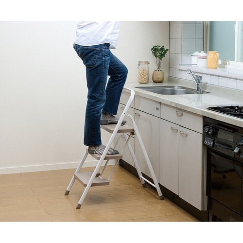 脚立 コンパクト 踏み台 3段 折りたたみ