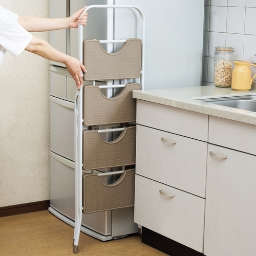 脚立 コンパクト 踏み台 4段 折りたたみ