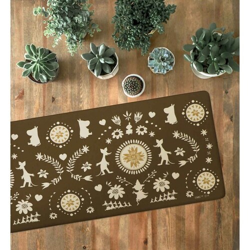 キッチンマット ムーミン ブラウン