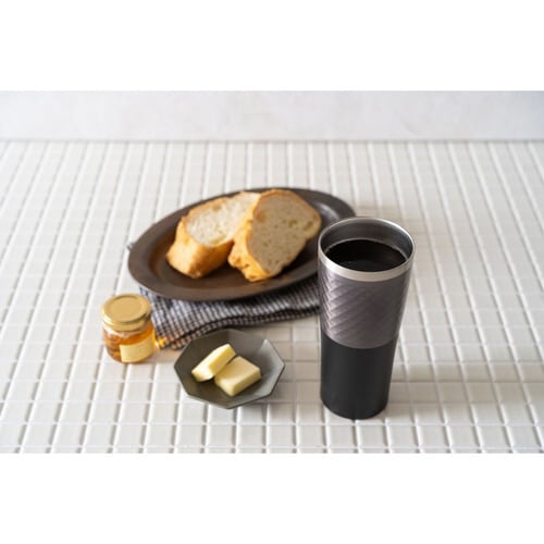 タンブラー 430ml フォルテック グレー