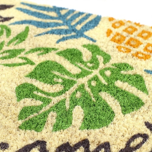 玄関マット 屋外兼用 コイヤー トロピカル