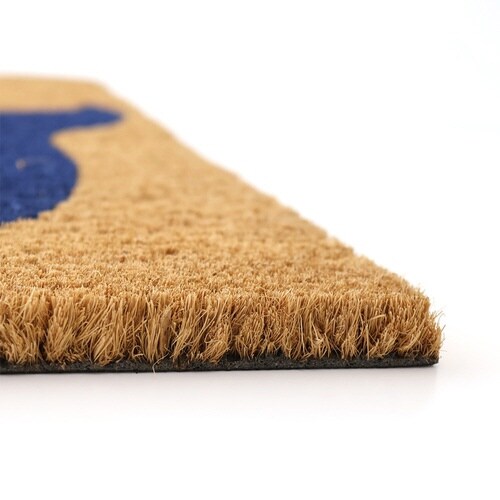 玄関マット 屋外兼用 コイヤー クジラ×2