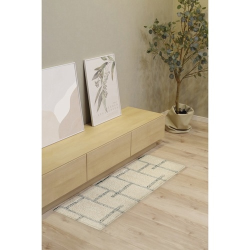 キッチンマット アイボリー×2