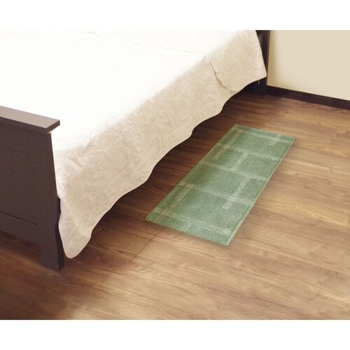 キッチンマット グリーン×2