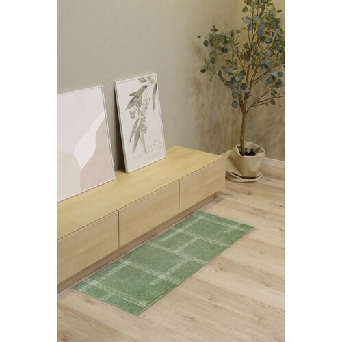 キッチンマット グリーン×2