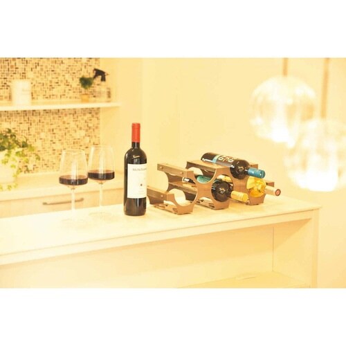 ワインボトル 収納 ボトルスタンド5本分×2