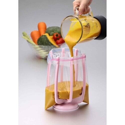 袋スタンド シックスハンドスタンド 保存袋立て×2