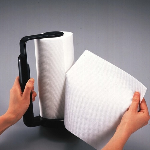 キッチンペーパーホルダー プラスチック ブラック