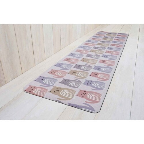 キッチンマット モノグサ PVC ミャウミャウ