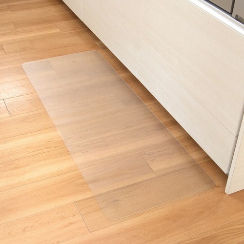 透明キッチンマット45×120cmクリアマット×2