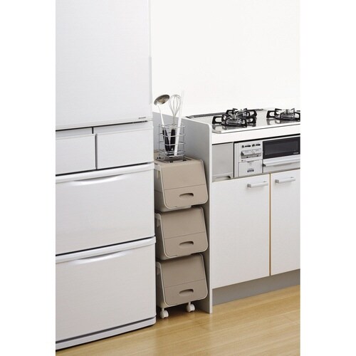 キッチンストッカー キッチンフタ付 ストッカー×2