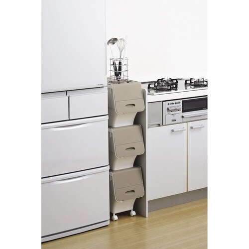 キッチンストッカー キッチンフタ付 ストッカー×2