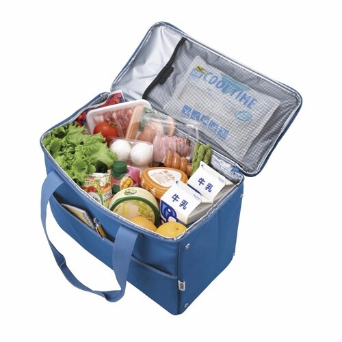 サーモス エコバッグ 保冷 ブルー