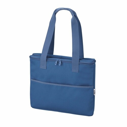 サーモス エコバッグ 保冷 ブルー