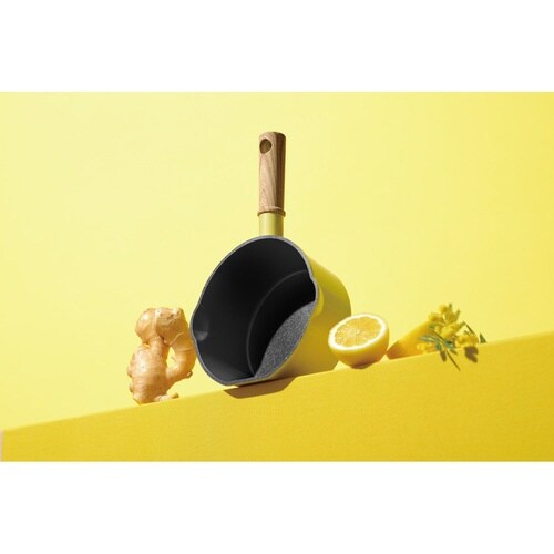 フライパン 16cm IH対応 ミモザイエロー