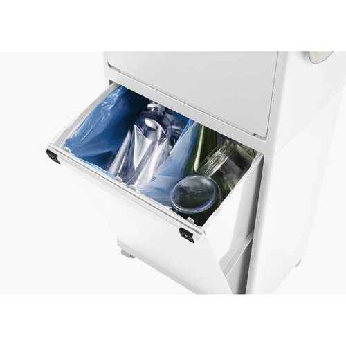 ゴミ箱 40L ホワイトラッシュ 多段 分別