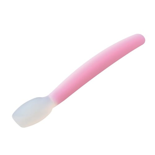 モグモグソフトスプーン シリコーンゴム製 ピンク
