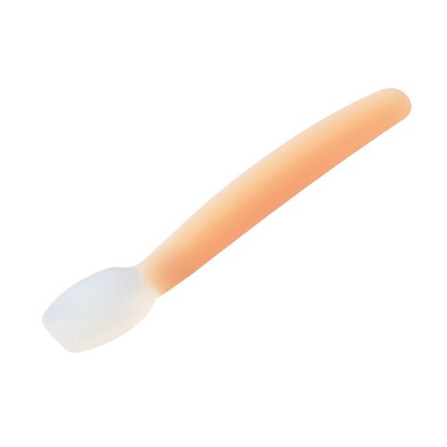 モグモグソフトスプーン シリコーンゴム製 オレンジ