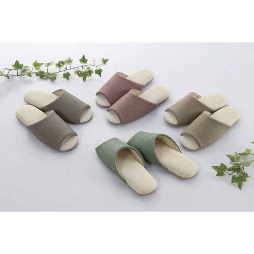 スリッパクリアセゾンオーベルスリッパグリーン×2