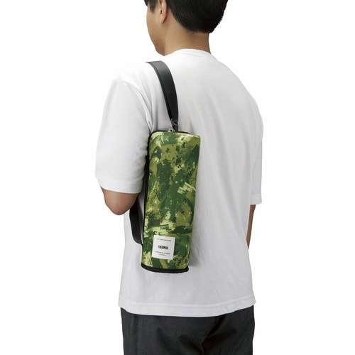 サーモス 水筒ポーチ グリーンカモフラージュ