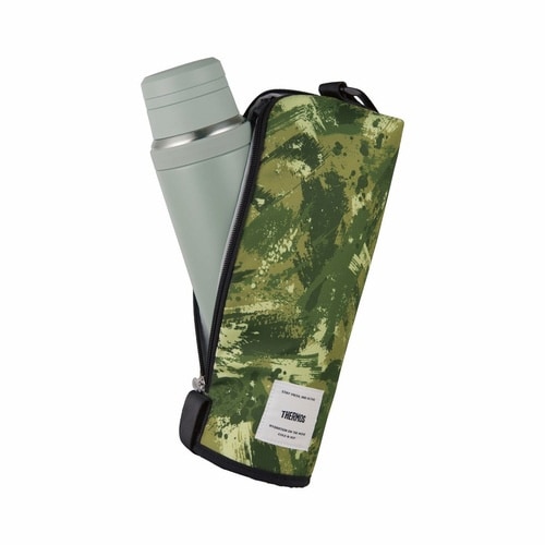 サーモス 水筒ポーチ グリーンカモフラージュ