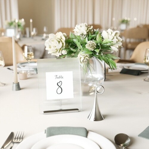 Umbra フルート フォトフレーム シルバー