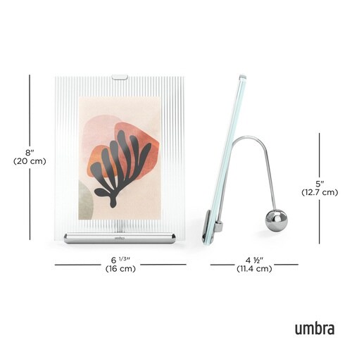 Umbra フルート フォトフレーム シルバー