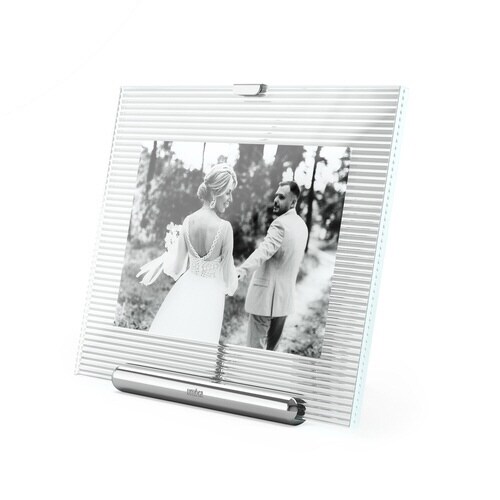 Umbra フルート フォトフレーム シルバー