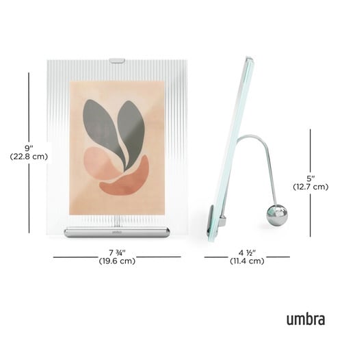 Umbra フルート フォトフレーム シルバー