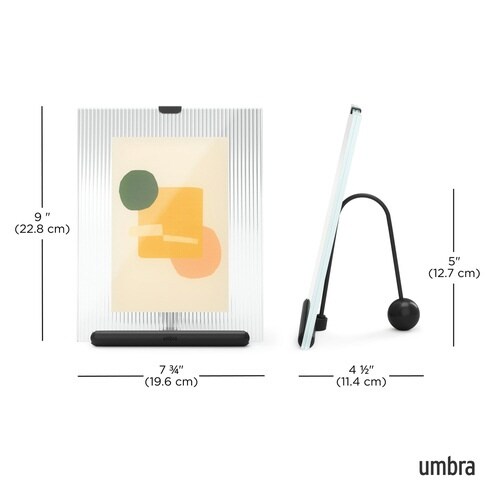 Umbra フルート フォトフレーム ブラック