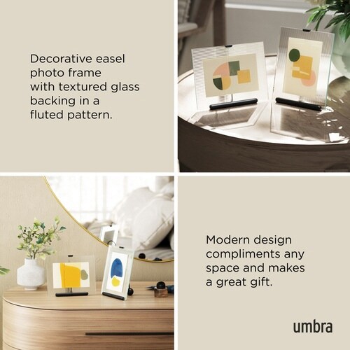 Umbra フルート フォトフレーム ブラック