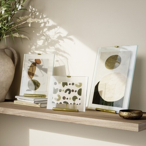 Umbra フルート フォトフレーム ゴールド