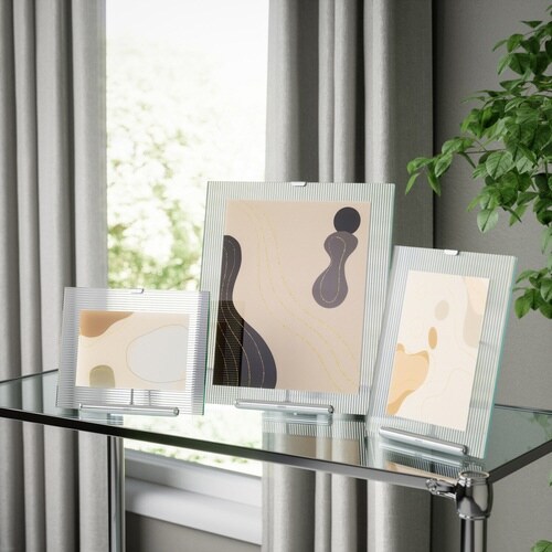 Umbra フルート フォトフレーム シルバー