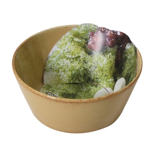 かき氷カップ 軽いね! 軽量 13cm マスタード