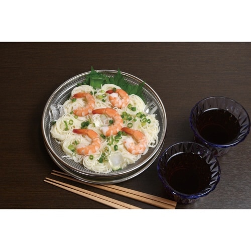 涼味家 めん皿 盛り付けザル・トレーセット