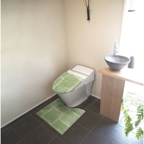 トイレマット kieto 55×60cm グリーン