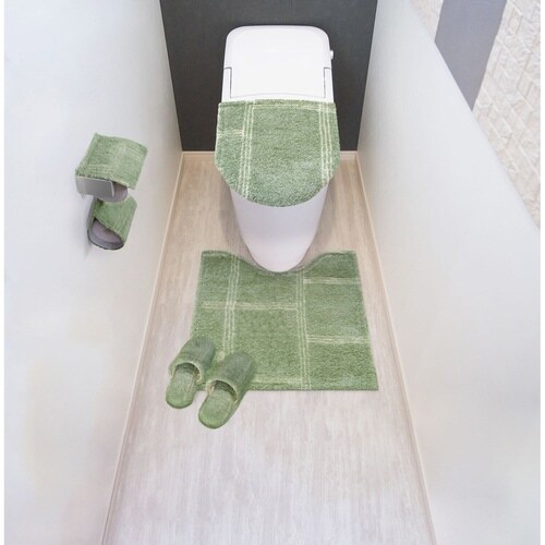 トイレマット kieto 55×60cm グリーン